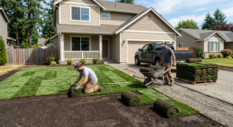 Bentgrass Sod Installation in Ventura County, CA
