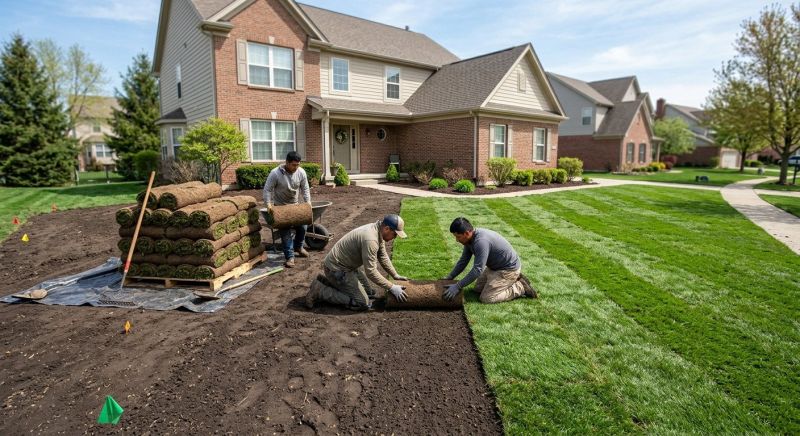 Yard Sod Installation in Aiken, SC