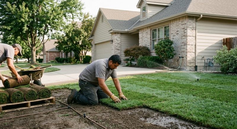 Yard Sodding in Rockwall, TX